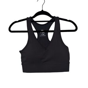 Zenana Outfitters Ash Gray sports bra with a racerback design NWOT